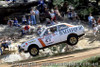 79954a - Frank Neale  /  Phil Dodd - Mitsubishi Lancer - Southern Cross Rally Port Macquarie 1979- Photographer Lance Ruting