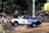 79955a - Gary Mecak  / Chris Edwards  Mazda RX2 - Southern Cross Rally Port Macquarie 1979- Photographer Lance Ruting