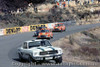 68195 - Ian  Pete  Geoghegan - Ford Mustang - B. Foley / P. Barnes / L. Stewart - Morris Cooper S - Catalina Park Katoomba 9th June 1968  - Photographer Lance J Ruting