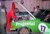 83763 - Rebuilding the XE Falcon after a crash in practice - Johnson / Bartlett -  Bathurst 1983 - Photographer Lance J Ruting