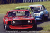 82049 - J. Barnes Mustang - J. Hamon Torana - D. Cooke Torana - Oran Park 1982 - Photographer   Lance J Ruting