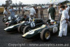 66590 - Jim Palmer Lotus 32B Climax - Jim Clark Lotus 39 Climax - Graham Hill BRM - Tasman Series  Warwick Farm 1966 - Photographer Adrien Schagen