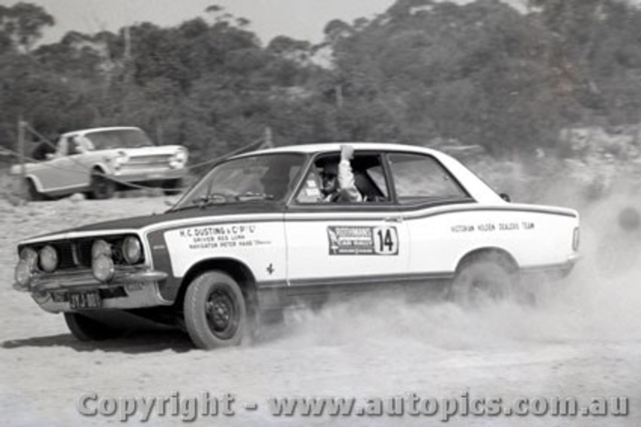 68984 - R. Lunn / P. Haas Holden Torana - Souther Cross  Rally 9th October 1968 - Photographer Lance J Ruting