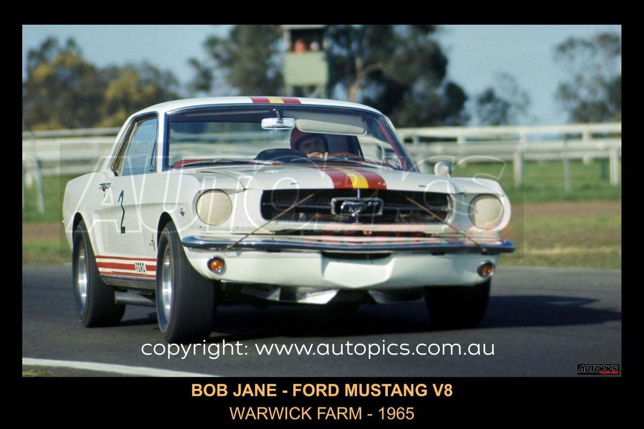 65057-1 - Bob Jane, Ford Mustang V8, Warwick Farm, 1965