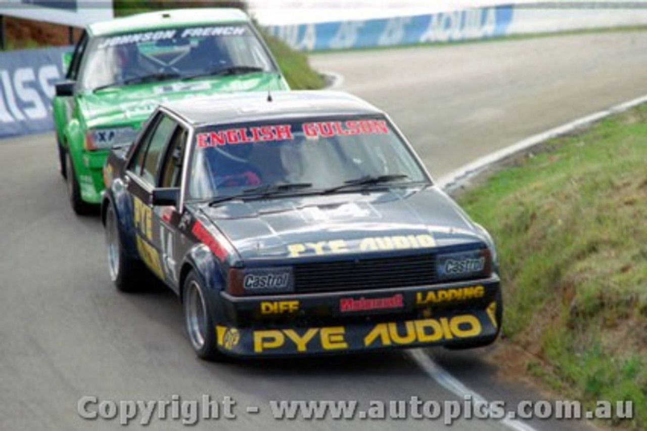 84851 - J. English / P. Gulson - Ford Falcon XD -  Bathurst 1984 - Photographer Lance Ruting