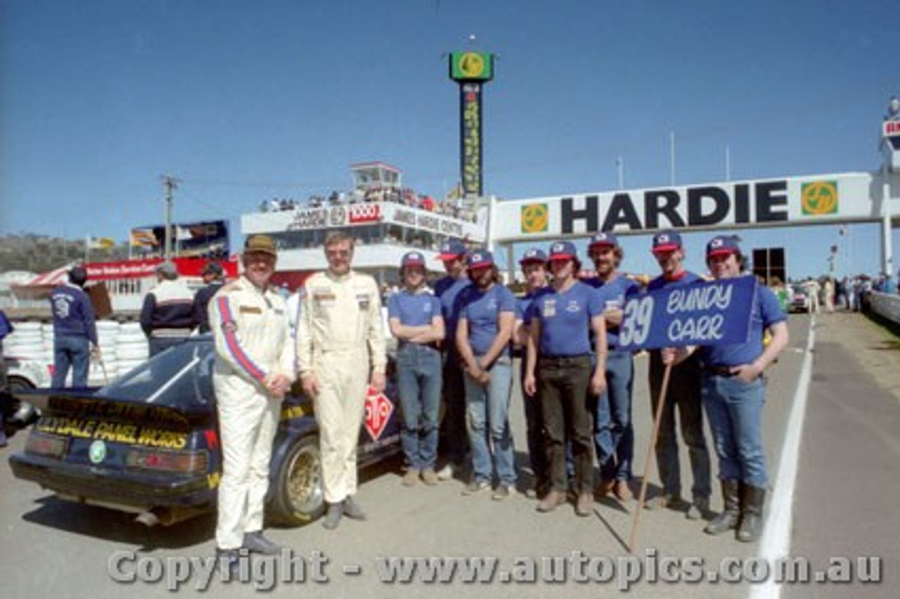 84904 - J. Bundy / N. Carr  Mazda RX7 -  Bathurst 1984 - Photographer Lance Ruting