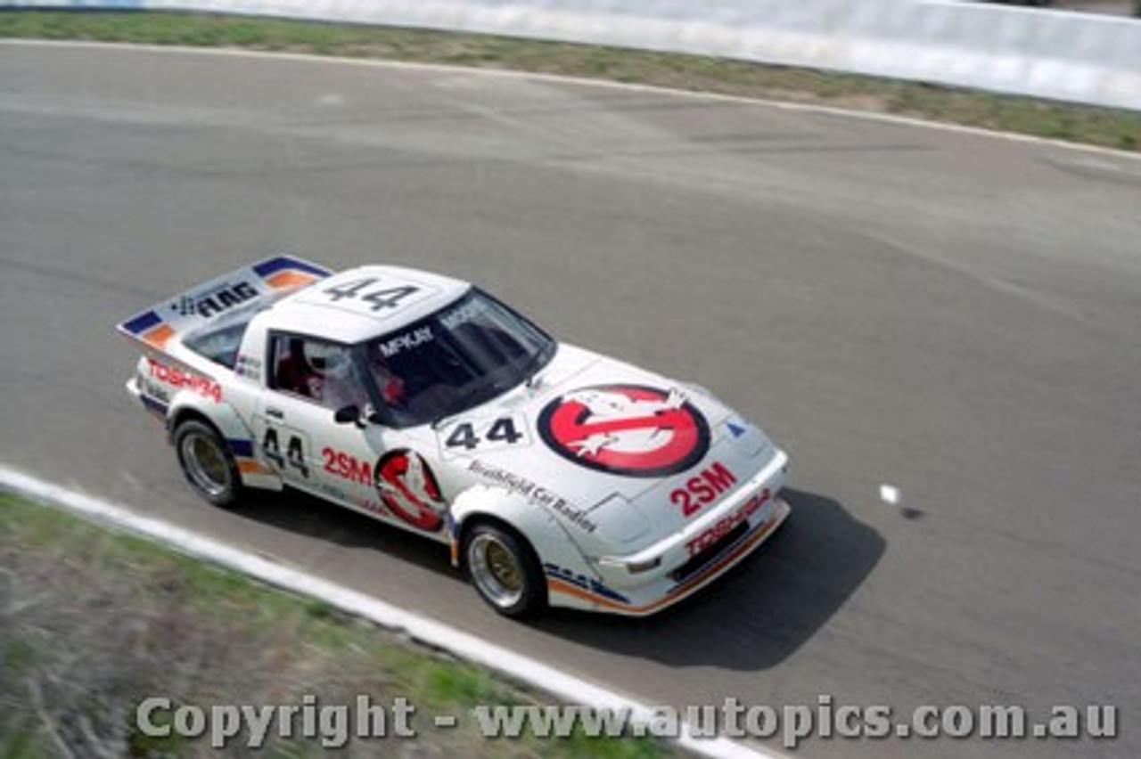 84916 - P. McKay / G. Moore  Mazda RX7 -  Bathurst 1984 - Photographer Lance Ruting