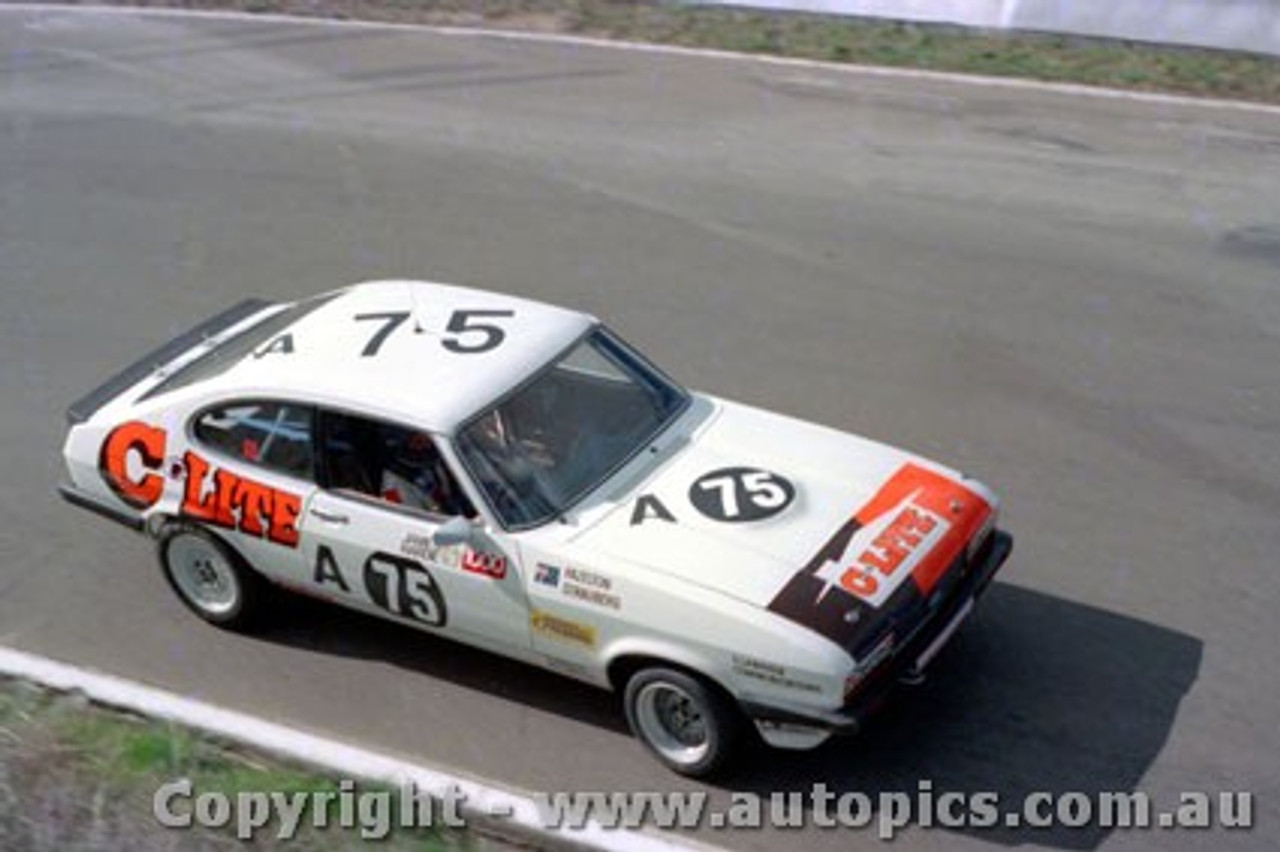 84955 - L. Hazelton / J. Strauberg  - Ford Capri -  Bathurst 1984 - Photographer Lance Ruting