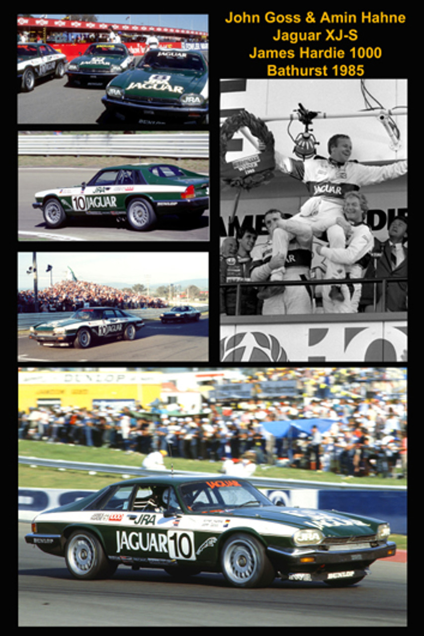 John Goss & Armin Hahne  -  A collection of 5  photos from Bathurst 1985 -  -  A collection of 5  photos from Bathurst 1985 - Jaguar XJ-S