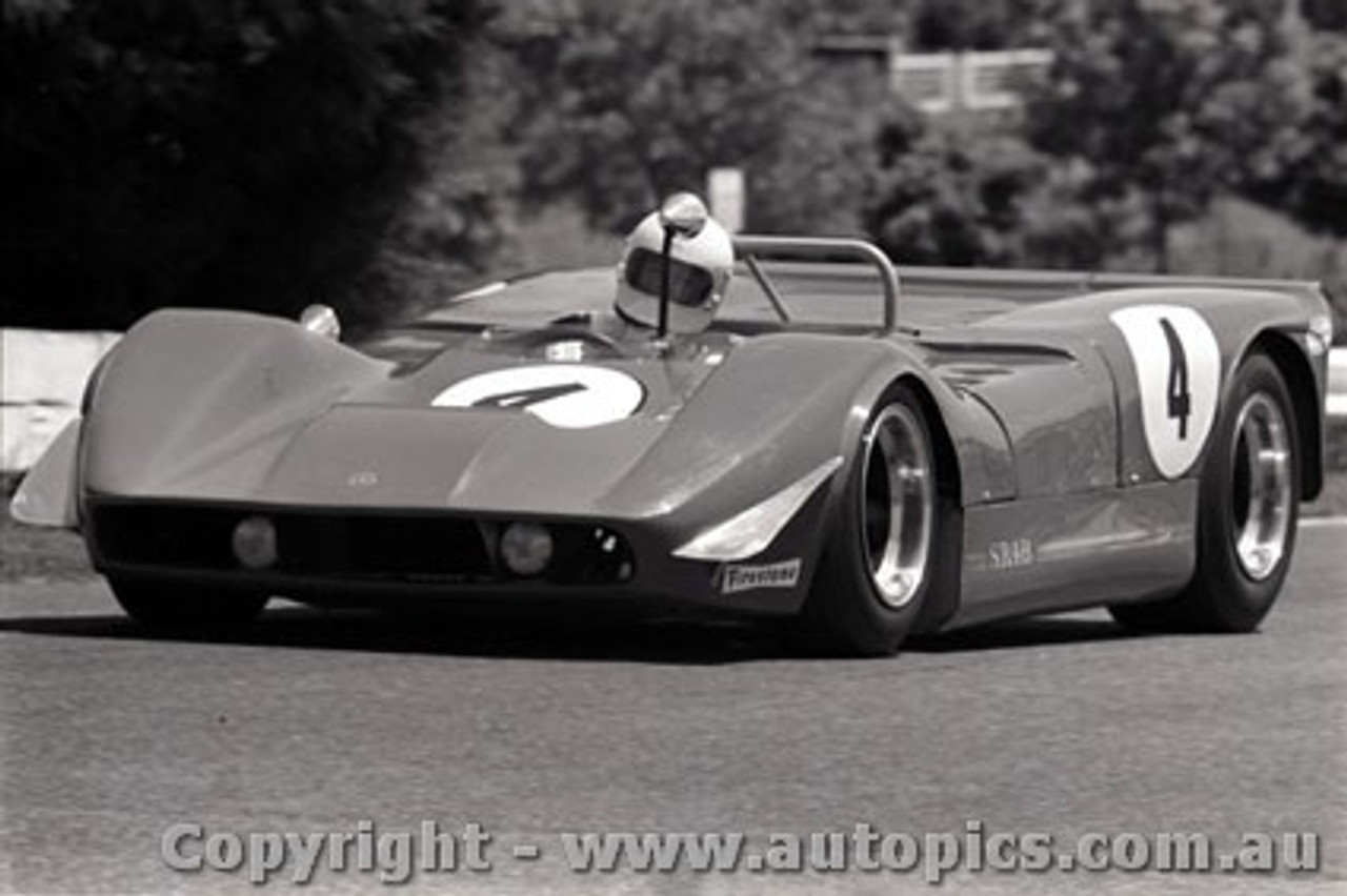 69496 - Colin Hyams - Matich SR4B -  Sandown  1969 - Photographer Peter D Abbs