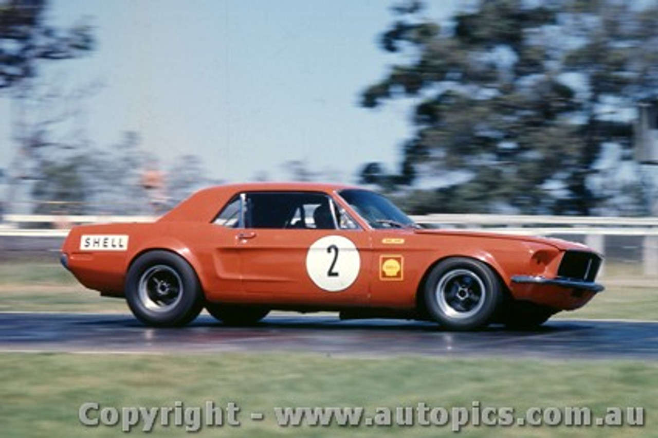 69131 - Bob Jane - Ford Mustang - Warwick Farm 1969 - Photographer Jeff Nield