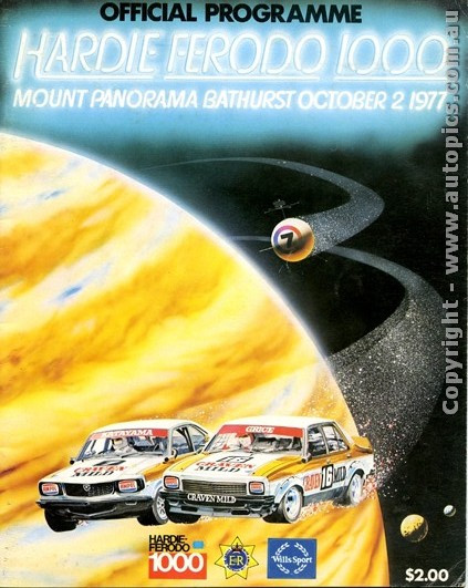 801 - 1977 - Hardie-Ferodo 1000 Official Race Programme 2nd October 1977 - Excellent Condition - One only, Buy Now $200.00
