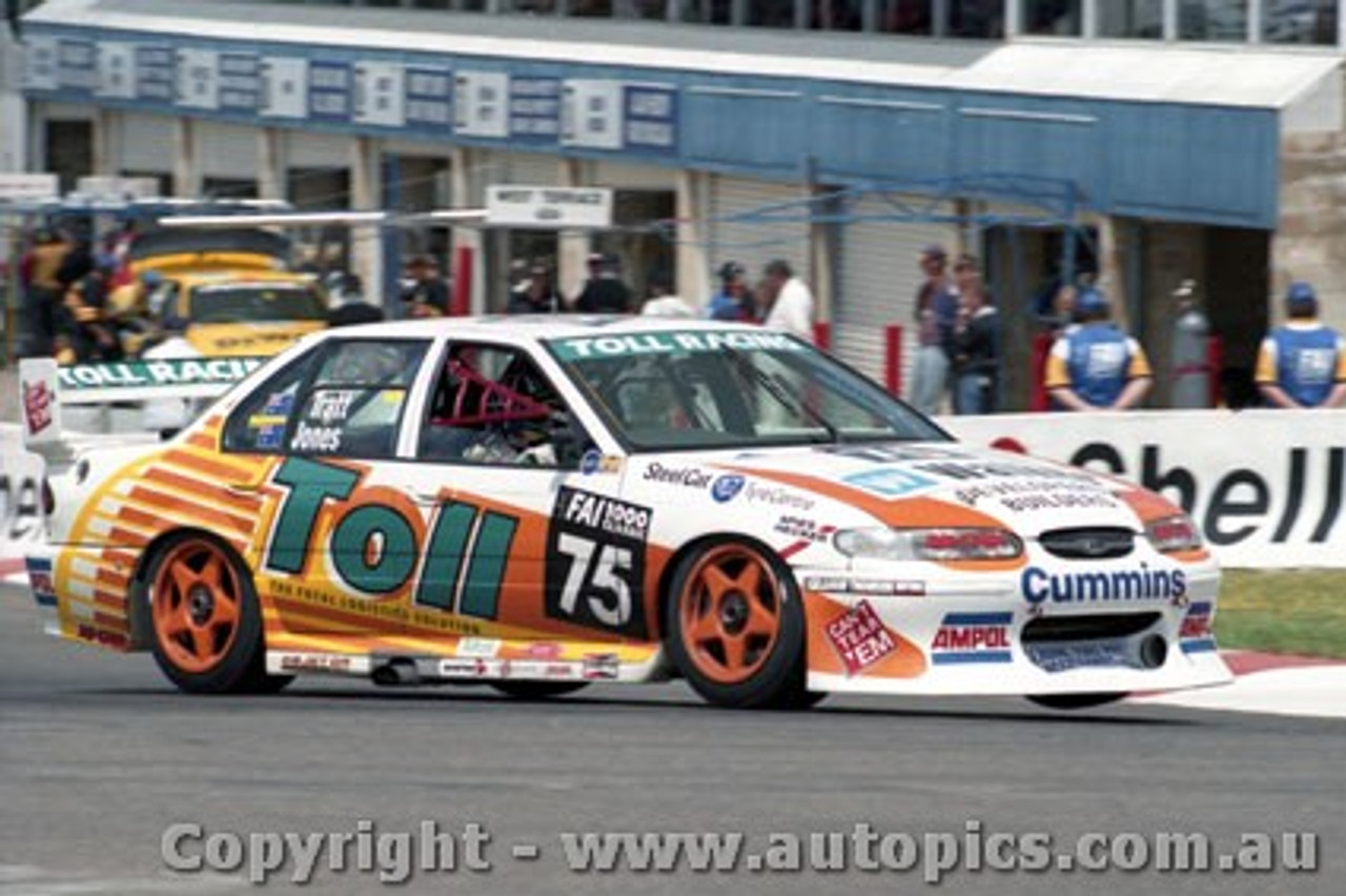 98812 - A. TRATT / R. JONES / G. WALDON - Ford Falcon EL - Bathurst 1998 - Photographer Marshall Cass