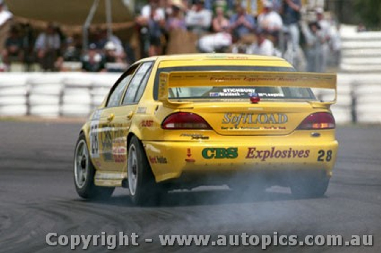 98814 - K. WALDOCK / M. McLAUGHLIN - Ford Falcon EL - Bathurst 1998 - Photographer Marshall Cass