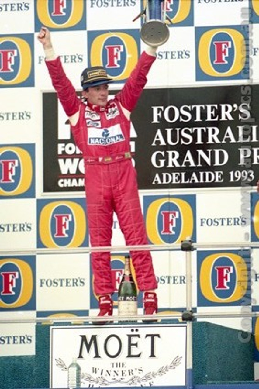 93513 - Ayrton Senna - McLaren Ford  - Australian Grand Prix Adelaide 1993 -Photographer Marshall Cass