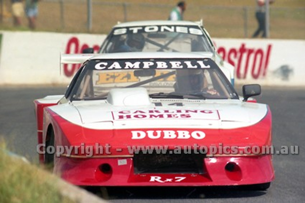 86023 - Barry Campbell, Mazda RX7 - Oran Park 23rd March 1986 - Photographer Lance J Ruting