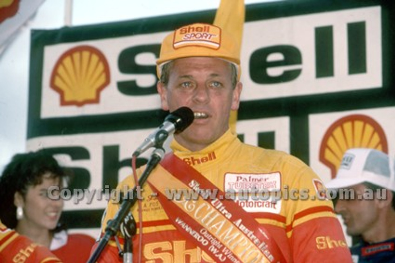 88078 - Dick Johnson Ford Sierra - ATCC Wanneroo April 1988 - Photographer Ray Simpson