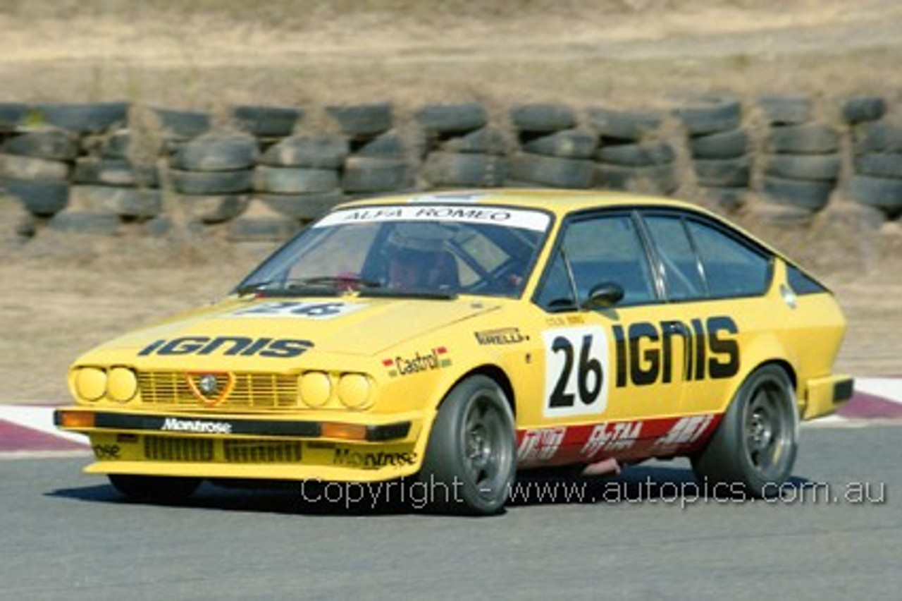 85039 - Colin Bond, Alfa Romeo - Amaroo 7th July 1985 - Photographer Lance J Ruting