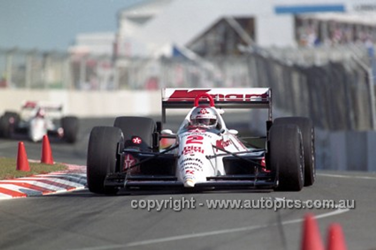 92512 - Mario Andretti, Lola T91/100 Ford Cosworth - Gold Coast Indy 1992 - Photographer Marshall Cass