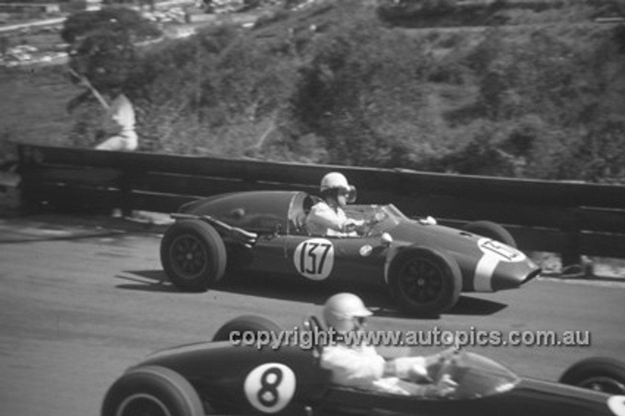 630028 - Bruce Leer, Cooper - Catalina Park Katoomba  1963 - Photographer Bruce Wells.