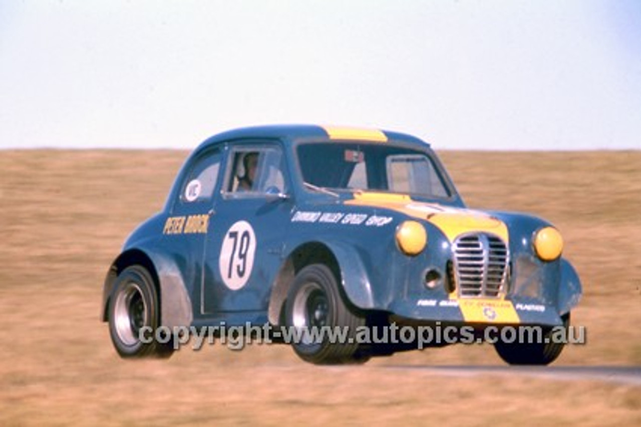 Peter Brock, Austin A30 - Oran Park 1969 - Photographer Russell Thorncraft