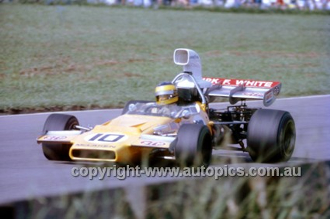 David Hobbs,  McLaren M22 Chev - Warwick Farm 1972 - Photographer Russell Thorncraft