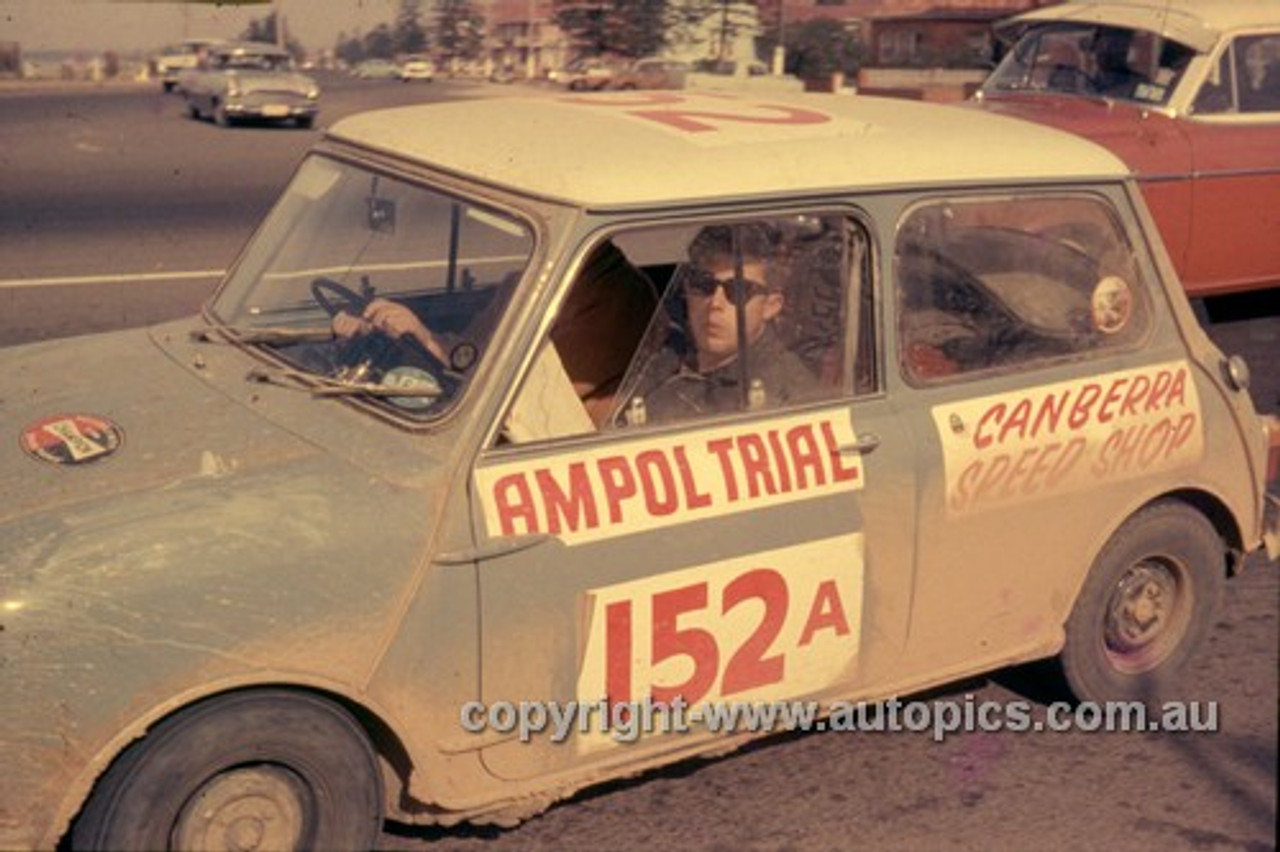 64971 - Jack Byrne &  Ray Gulson - 1964 Ampol Trial - Mini - Photographer Ian Thorn