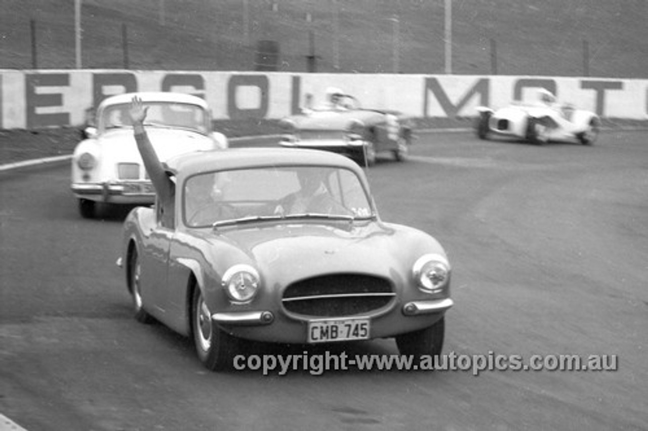 65488 - Buckle - Brian Lawler Clerk of the Course - Oran Park 1965 - Photographer  Bruce Wells