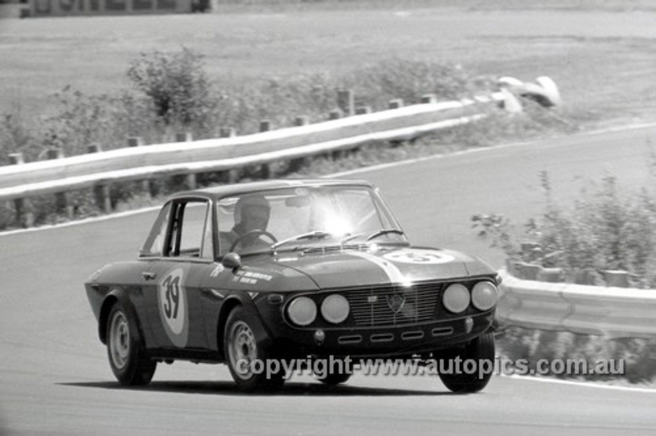 68242 - Graeme Ward Lancia Fulvia - Warwick Farm 1968 - Photographer David Blanch