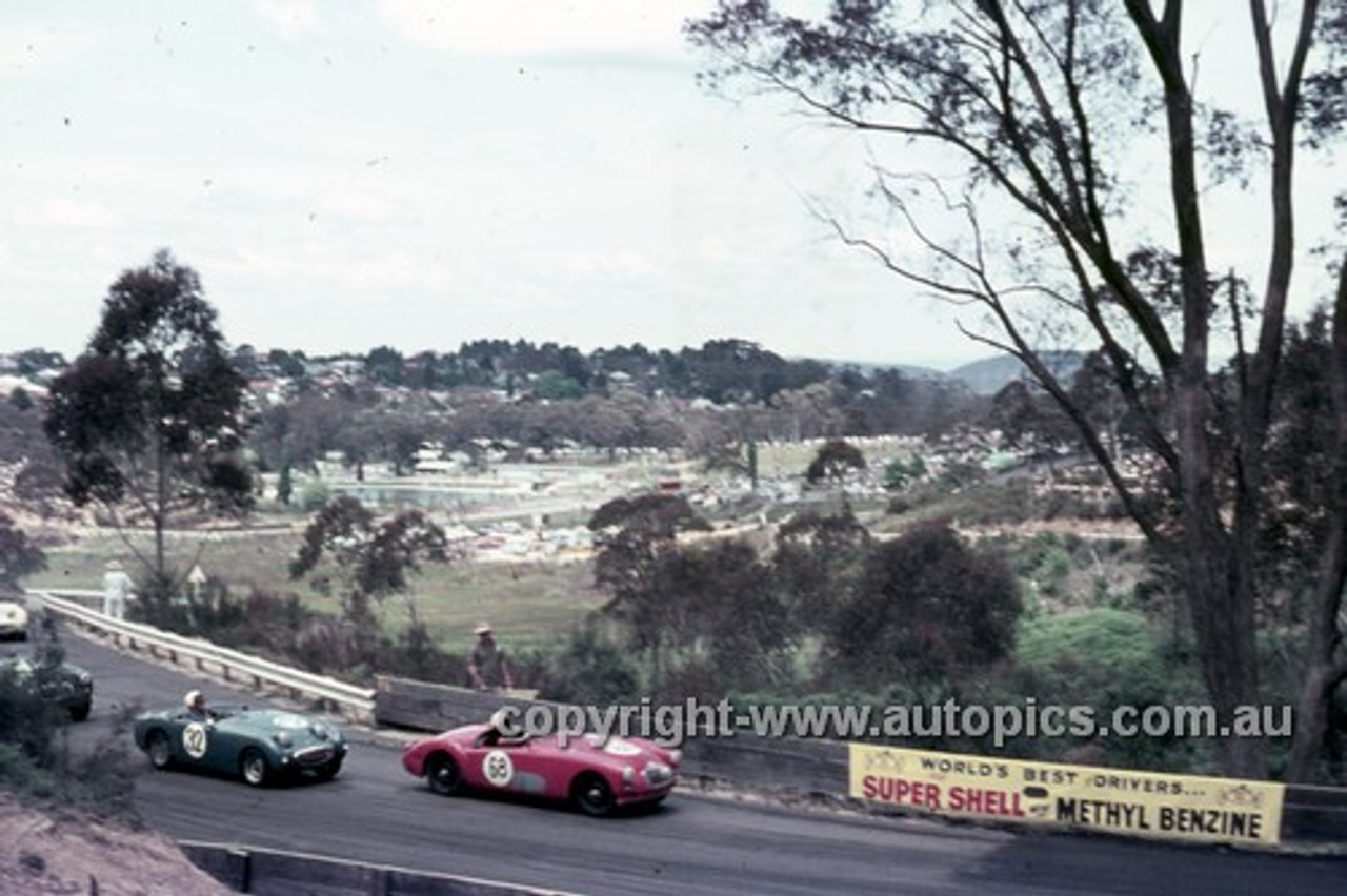 64417 - J. Rush, MGA & D. MacCarther Austin Healey Sprite - Anne Blackwood Collection