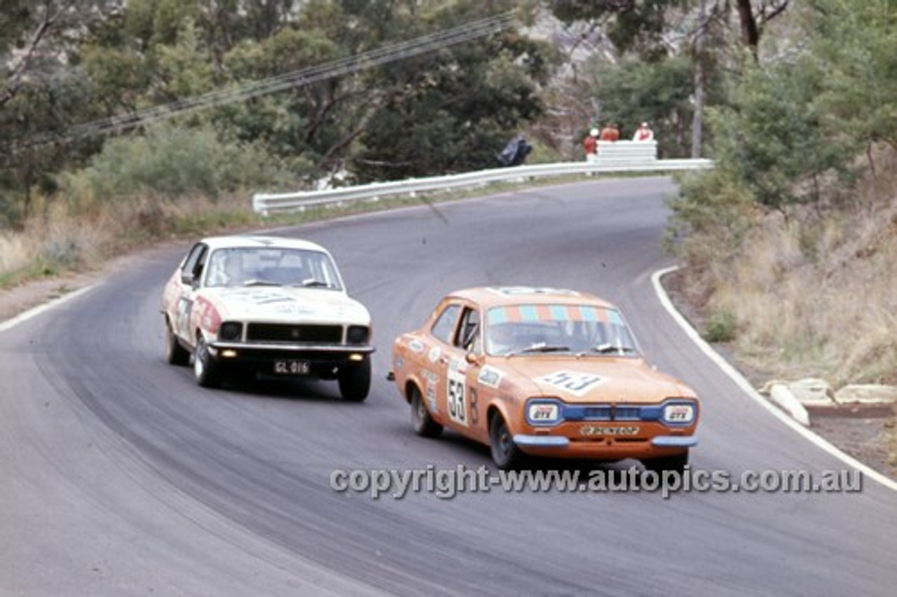 72863 - Barry Bassingthwaite / Ray Hanger Ford Escort Twin Cam & Gerry Lister / David Seldon Torana LJ XU1- Hardie Ferodo 500 Bathurst 1972