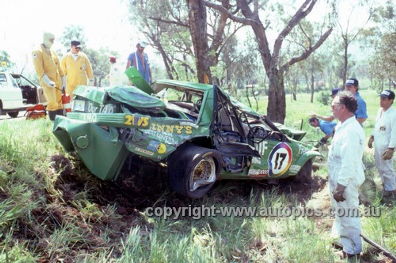 83858 - Dick Johnson & Kevin Bartlett - Ford Falcon XE Bathurst 1983