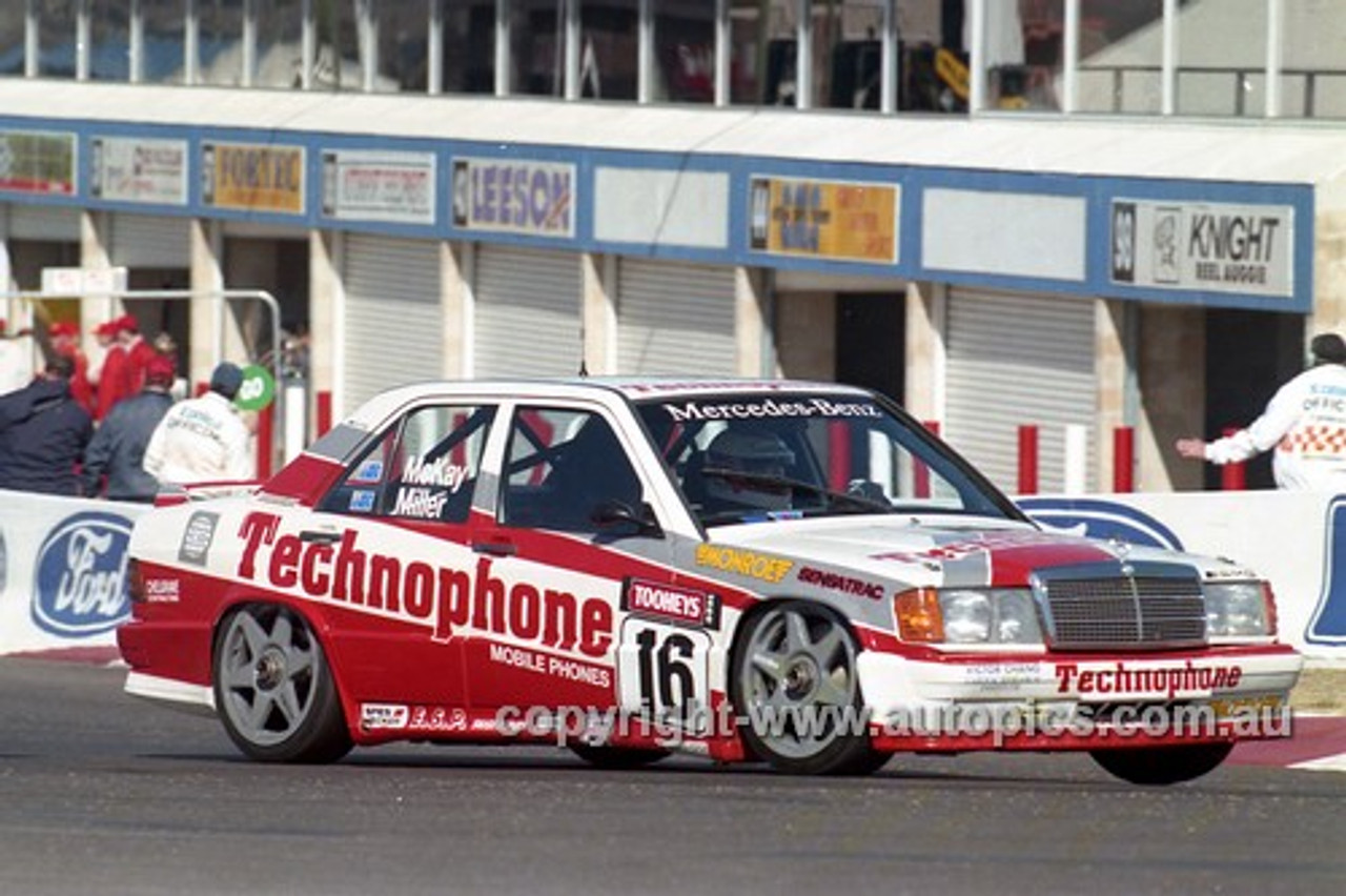 94817  - Peter McKay / Jamie Miller, Mercedes 190E  - Tooheys 1000 Bathurst 1994 - Photographer Marshall Cass