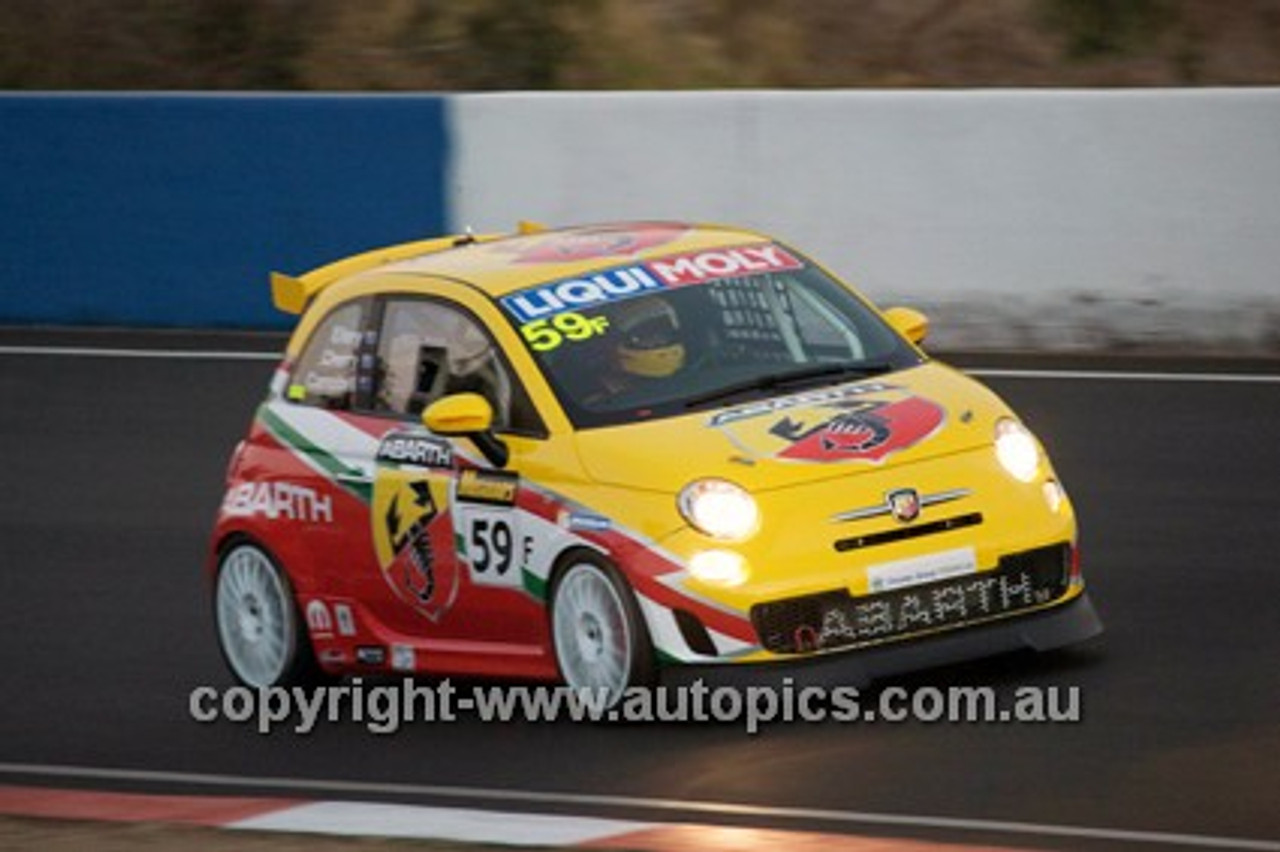 14021 - M. Cherry / M.Campbell / L. Ellery - Fiat Abarth 500 - 2014 Bathurst 12 Hour  - Photographer Jeremy Braithwaite