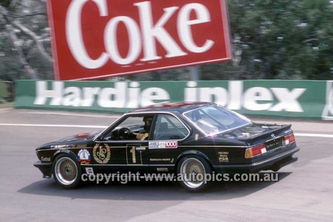 86797  - Jim Richards & Tony Longhurst, BMW 635 -  Bathurst 1986 - Photographer Ray Simpson