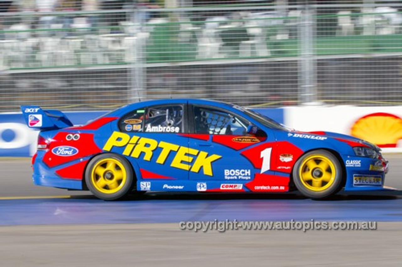 204015 - Marcos Ambrose Ford Falcon BA   - 2004 Clipsal 500 Adelaide