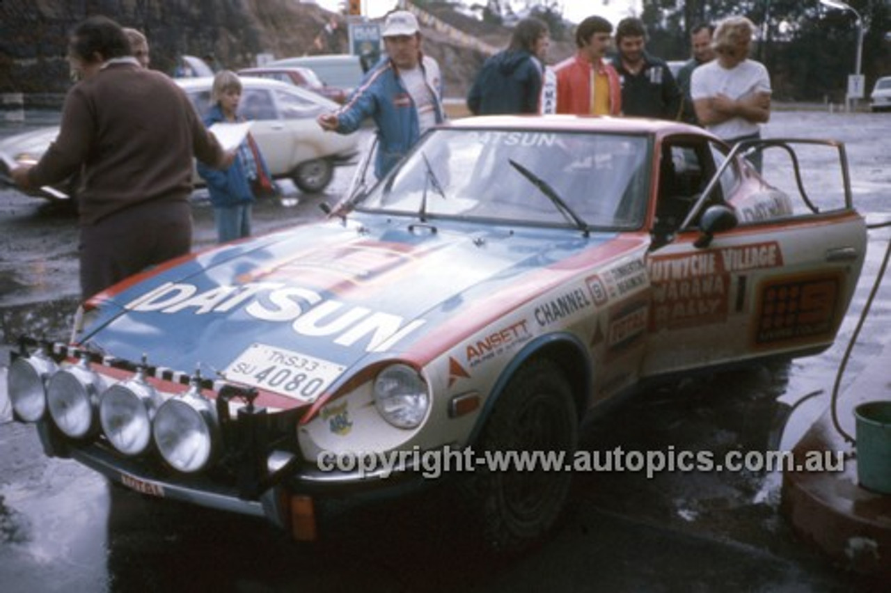 76098 - Ross Dunkerton, Datsun 260Z - Warrana Rally 1976 - Photographer Martin Domeracki