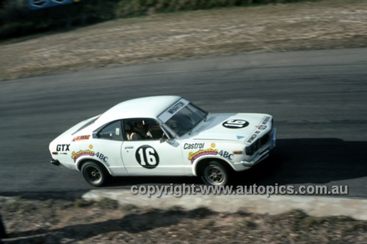 75073 - John Wharton, Mazda RX3 - Lakeside 1975 - Photographer Martin Domeracki