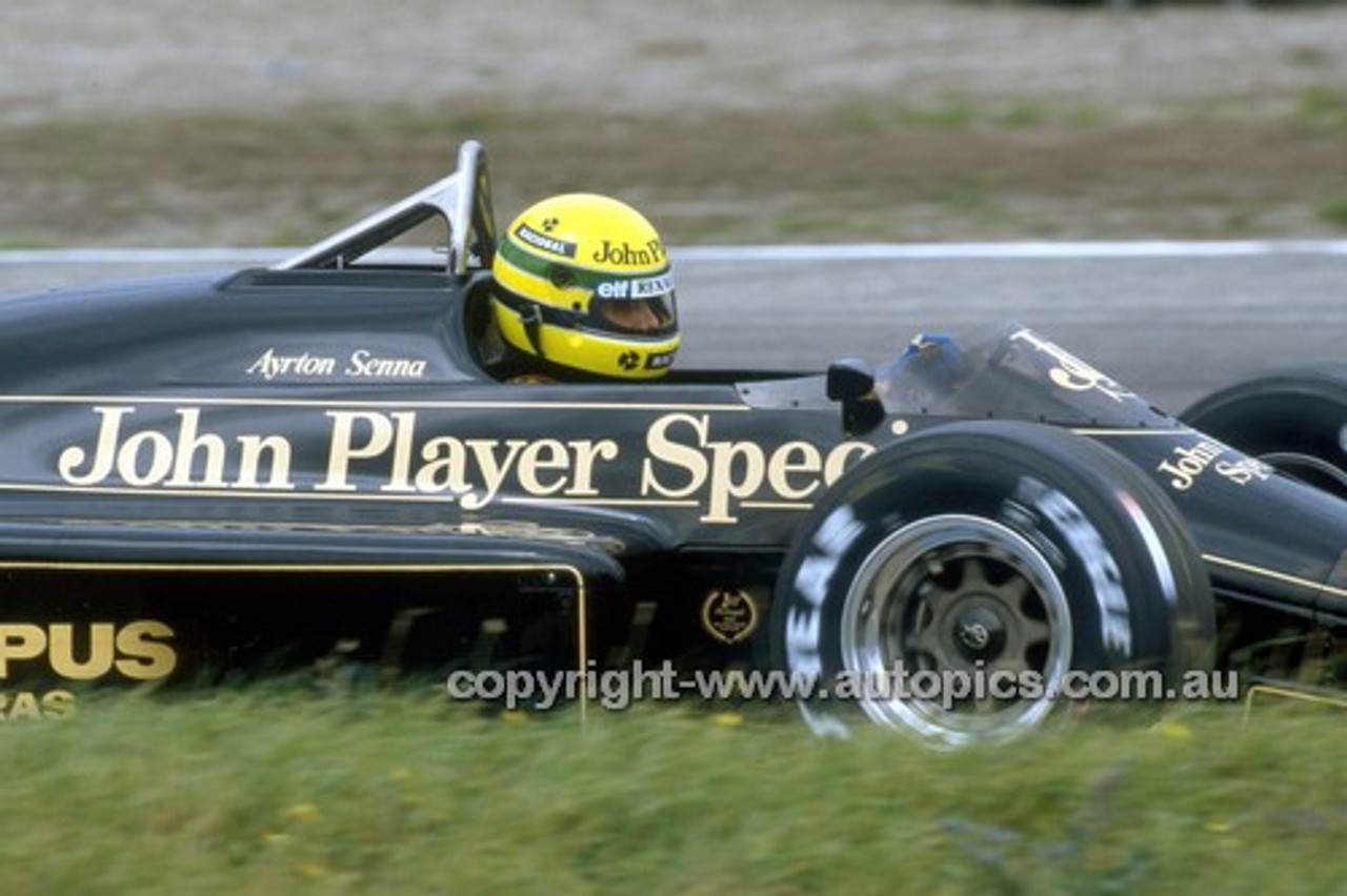 86525 - Ayton Senna Lotus 97T - AGP Adelaide 1986 - Photographer Ray Simpson