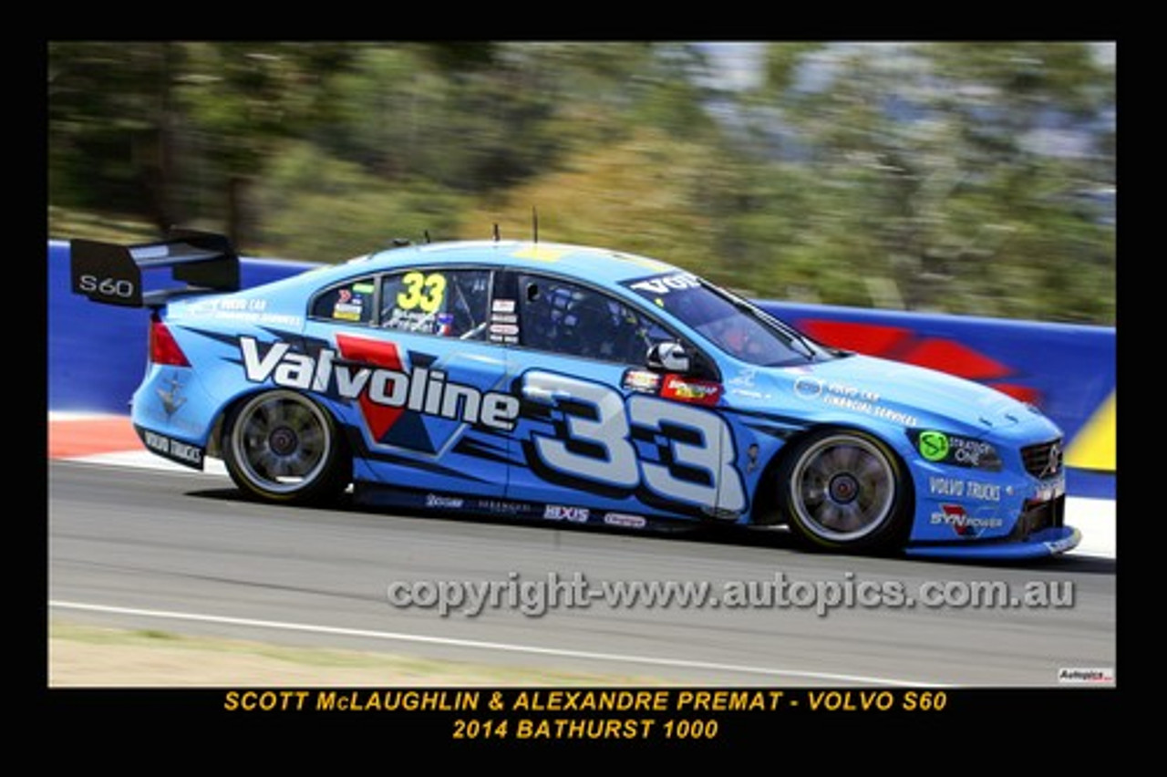 14046-1 - Scott McLaughlin & Alexandre Prémat, Volvo S60 - 2014 Supercheap Auto Bathurst 1000 - Photographer Craig Clifford