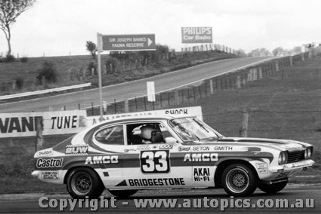 77706  -  B. Seton / D Smith  -  Bathurst 1977   Class B Winner  Ford Capri