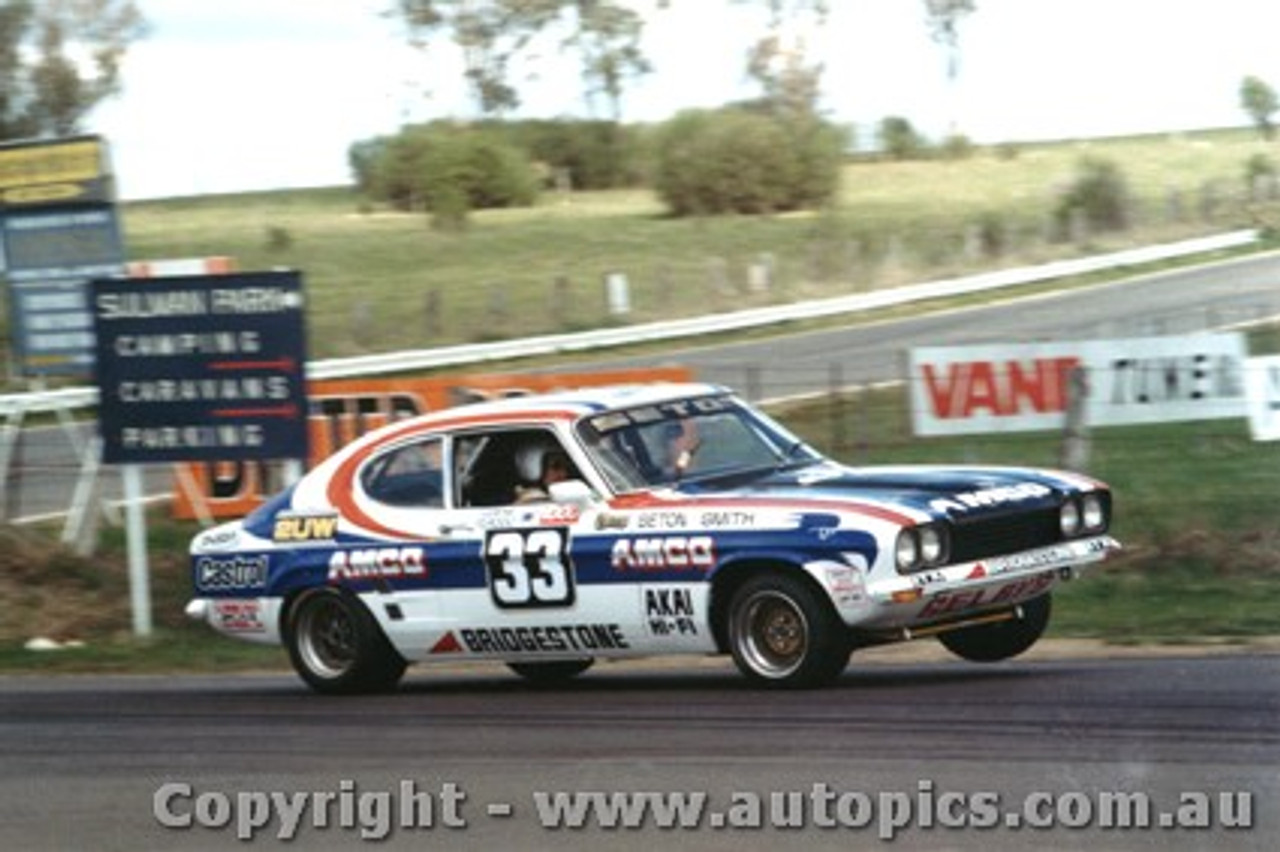 77711  -  B. Seton   /  D. Smith  -  Bathurst 1977   Class B Winner  Ford Capri