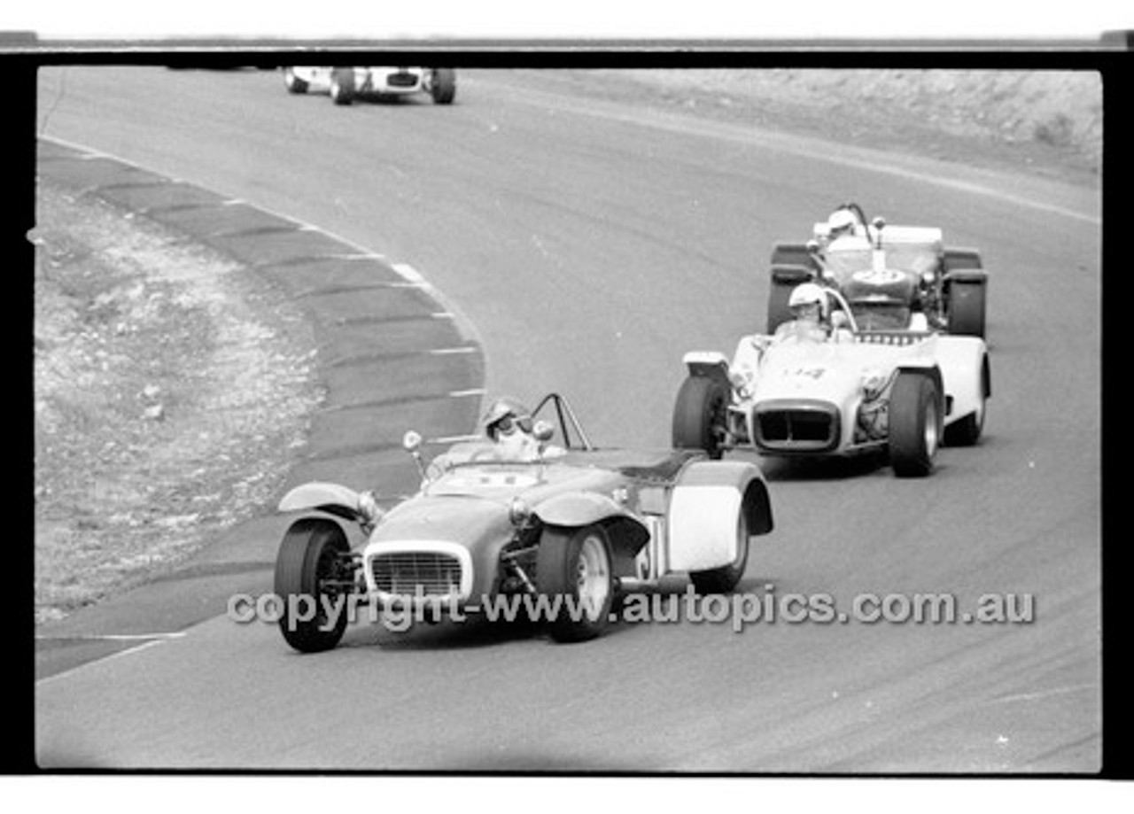 Denis Cribbin Lotus S7 - Amaroo Park 13th September 1970 - 70-AM13970-040