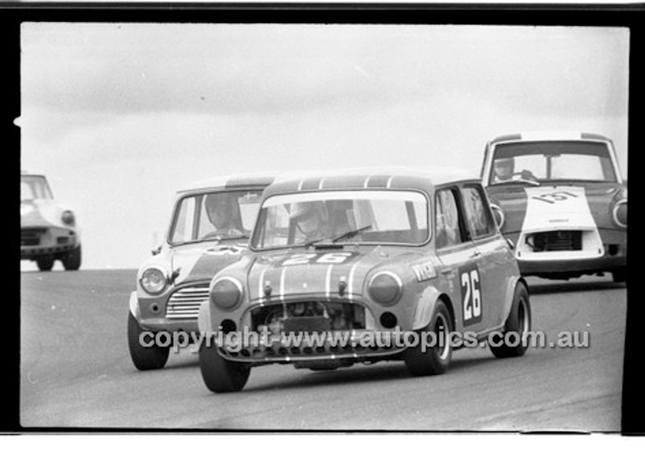 Ian Wright Morris Mini - Amaroo Park 13th September 1970 - 70-AM13970-195