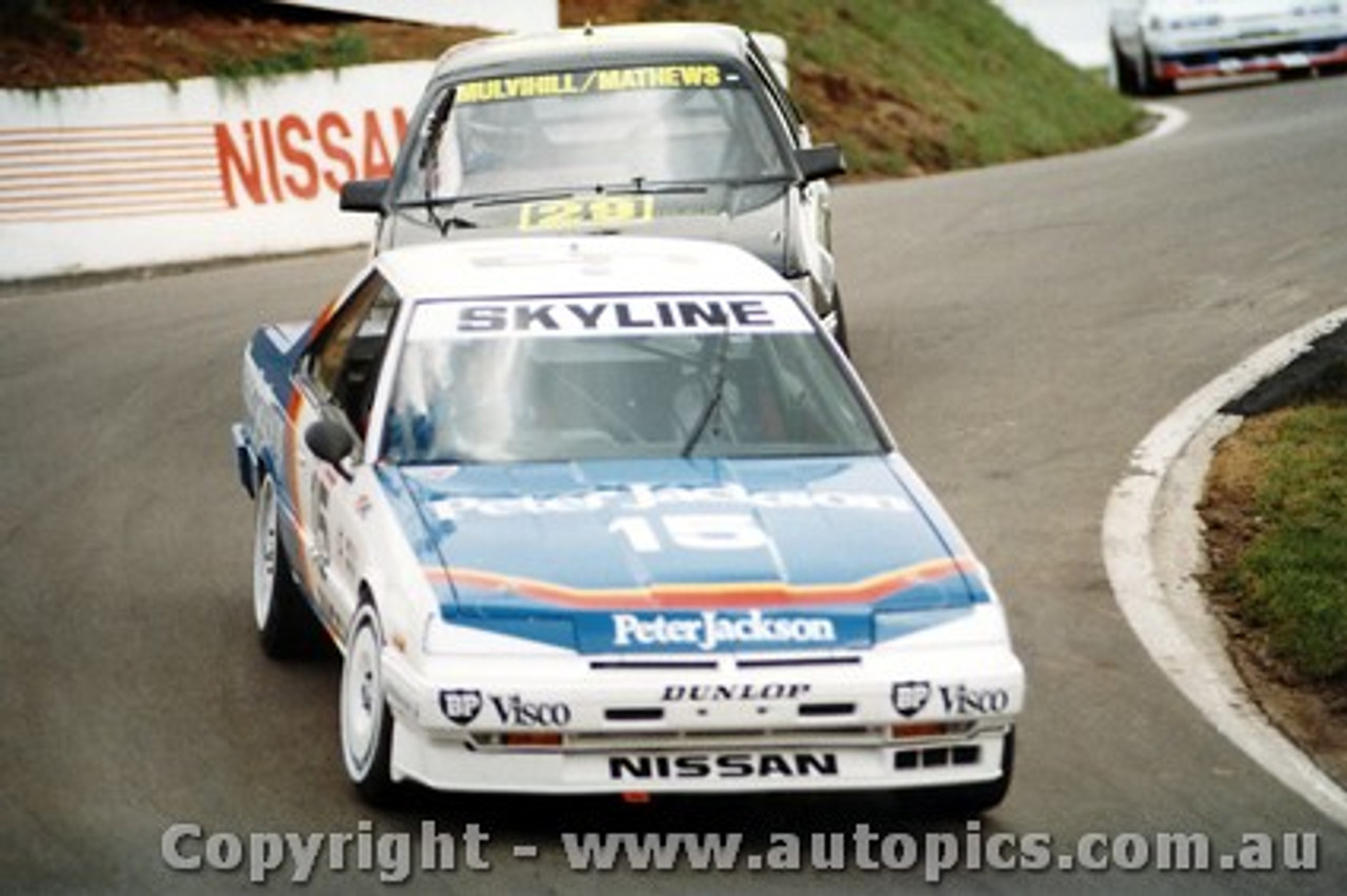 87705  -  G. Seton / J. Bowe     Bathurst 1987  2nd Outright   Nissan Skyline