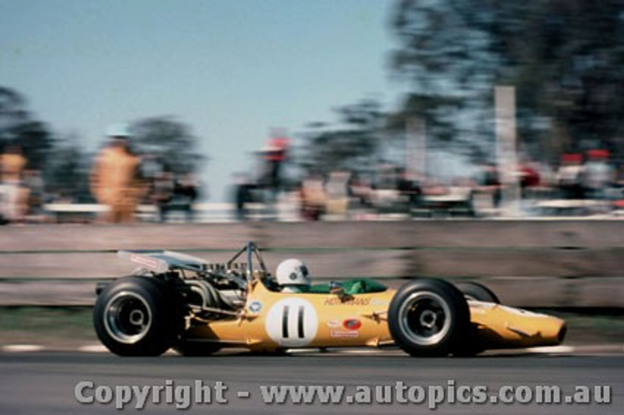 70601  -  Frank Matich   McLaren M10B F5000   Warwick Farm  July 1969 - Photographer David Blanch