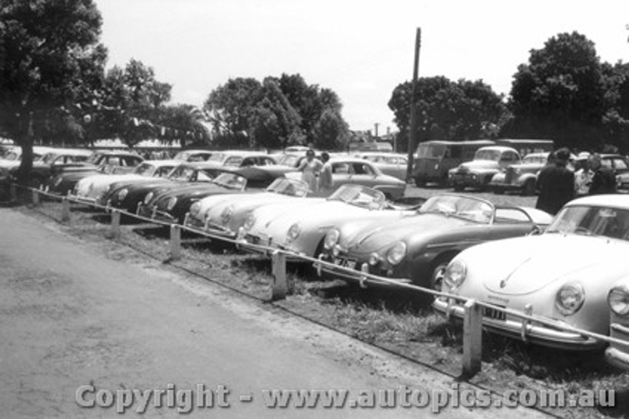 58401 - Porsche Car Park - Albert Park 1958