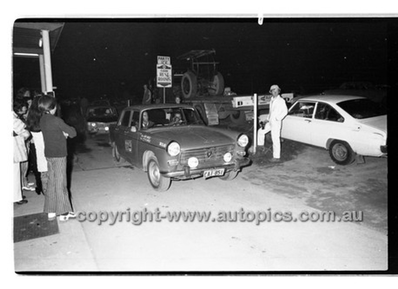 KLG Rally 1972 - Code -  72-T211072-KLG-072