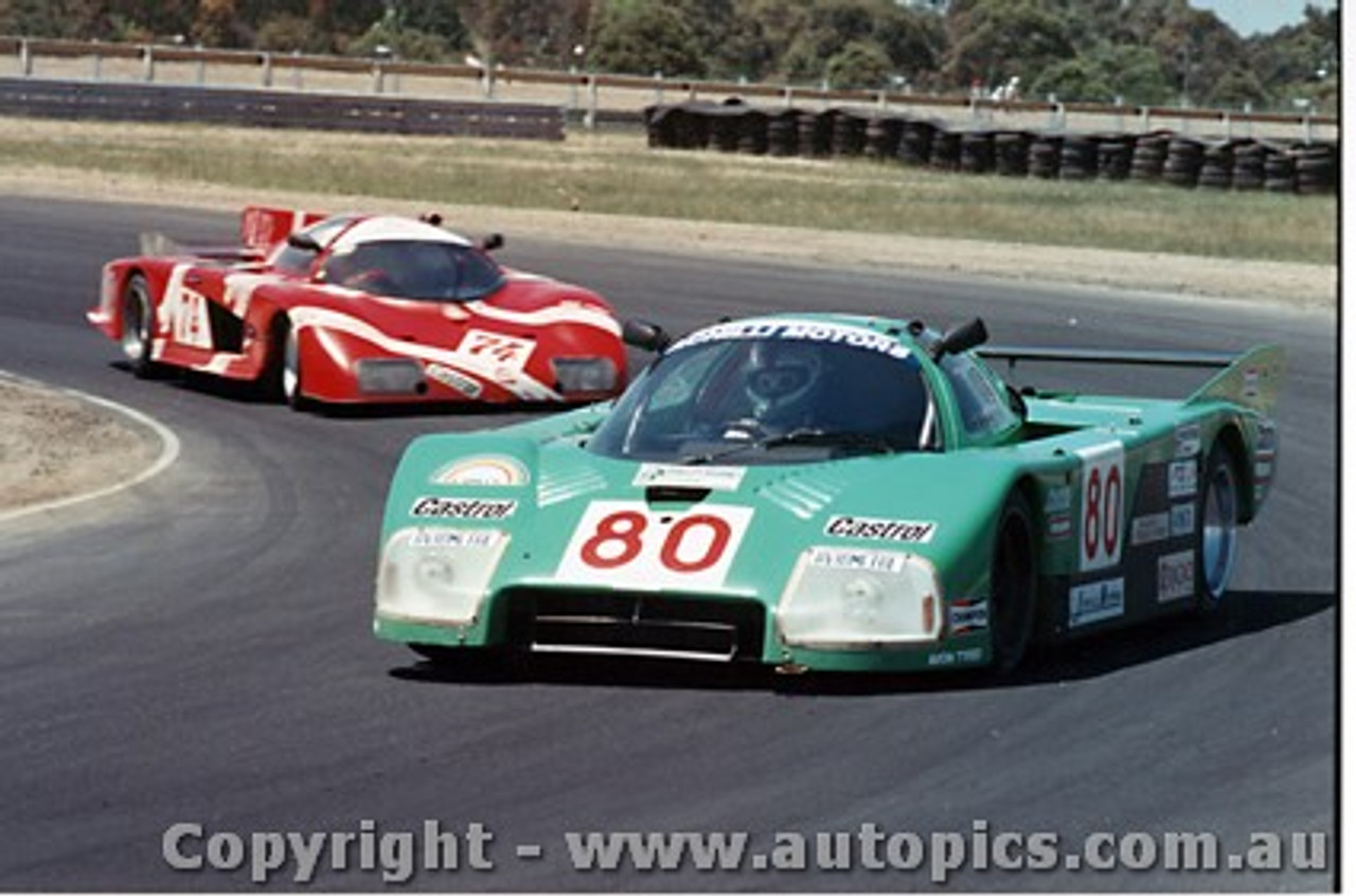 84412 - M. Finotto / C. Facetti Alba Giannini C2T - Final Round of the World Sports Car Championship - Sandown 1984