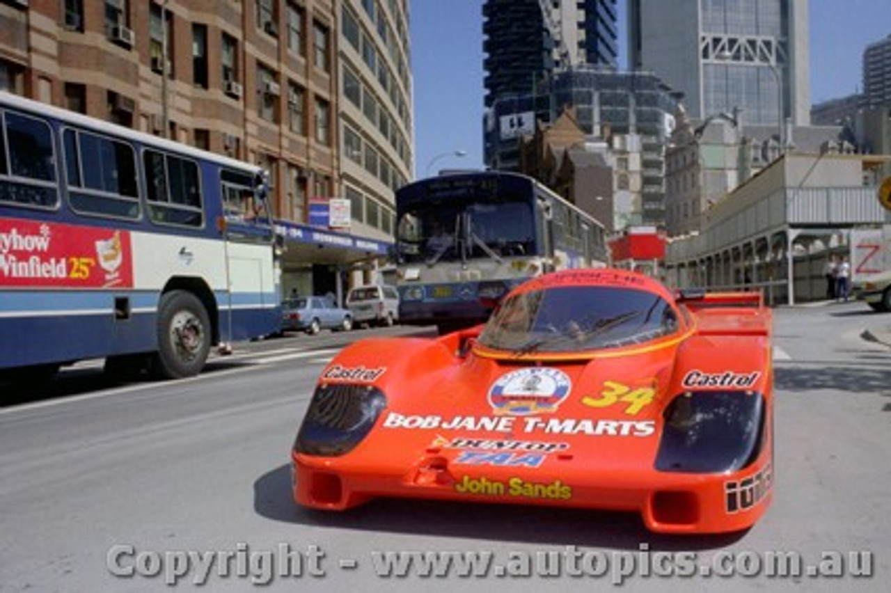 84422 - P. Brock / L. Perkins Porsche 956 - Taken in Sydney before leaving for Le Mans 1984